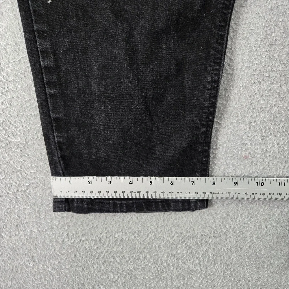 Levi's 541 Men Jeans 36X30 Black Denim Athletic Tapered Fit 28